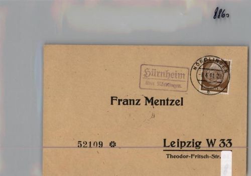 Hürnheim Landpoststempel