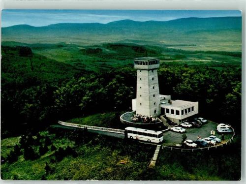 Roth Fliegeraufnahme Rother Kuppe Berggasthof mit Aussichtsturm