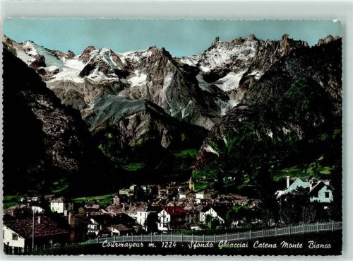 Courmayeur Stondo Ghiaccia Catena Monte Bianco