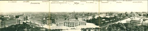 Wien Panorama, mit Klebeband zusammengehalten