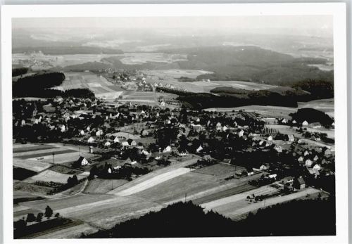 Oberlahr Foto-Karte, Fliegeraufnahme
