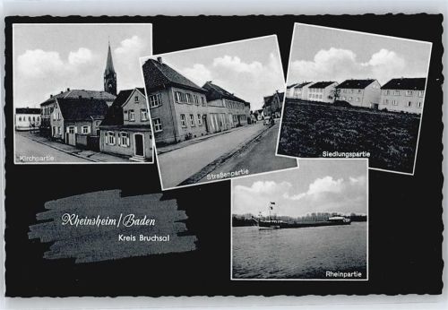 Rheinsheim Siedlung , Strassenpartie