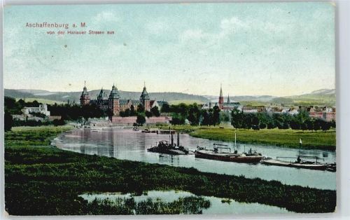 Aschaffenburg Schleppkahn
