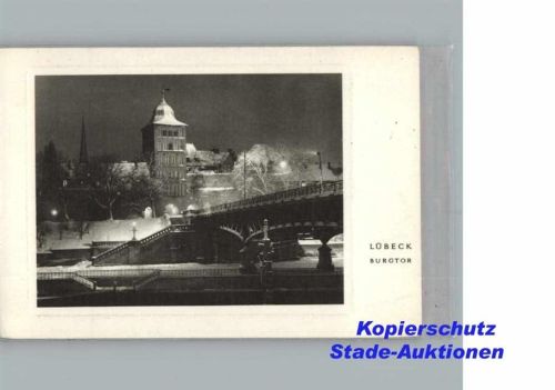 Lübeck Lübeck Winterkarte