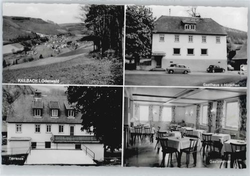 Kailbach Gasthaus zum Hirschen , Terrasse