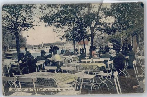 Alt-Treptow Spree Garten , Gartenpartie