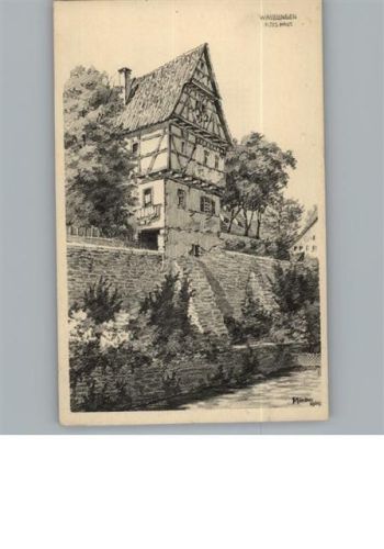Waiblingen sign. Mürdter