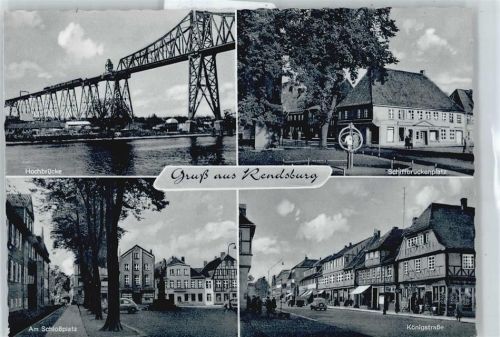 Rendsburg Schloßplatz, Königstraße, Schiffbrückenplatz
