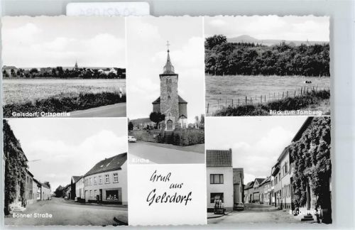 Gelsdorf Kirche Auto Bonner Straße Zaun