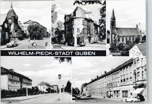 Guben Kirche Kloster Wilhelm-Pieck-Straße Schule