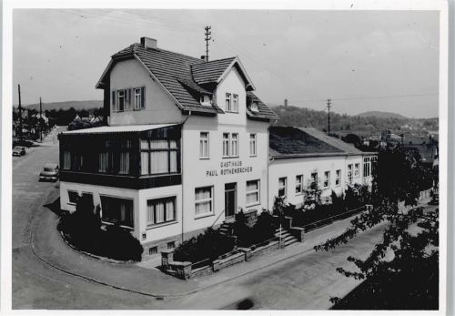 Schneidhain Foto Gasthaus Rothenbacher Straße Auto Baum