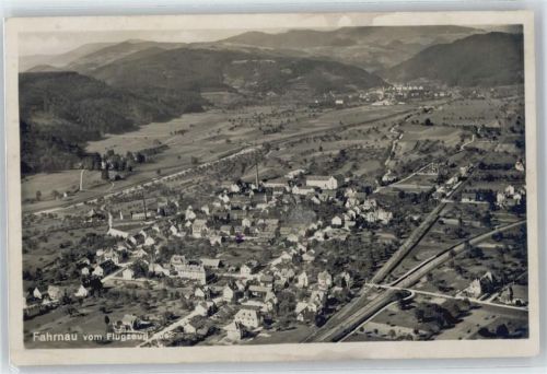 Fahrnau Fliegeraufnahme