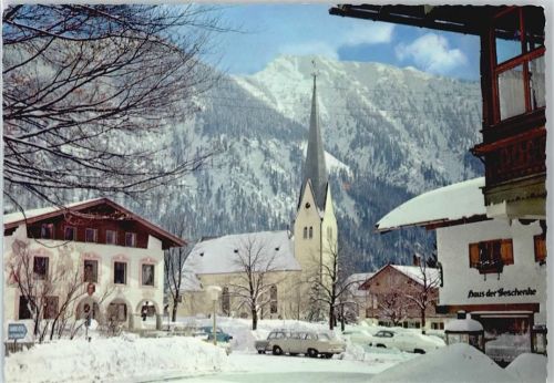 Bayrischzell Rathaus , Winter-Karte