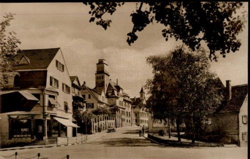 Giengen Geschäfte,belebte Partie