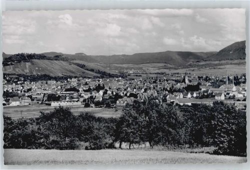Metzingen Feld Berg Haus Baum