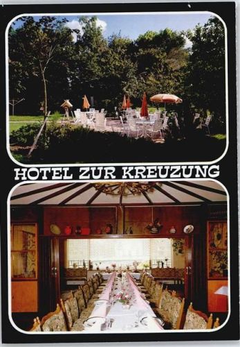 Bordesholm Hotel Restaurant zur Kreuzung Tisch Stuhl Baum