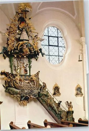 Weißenregen Kanzel Fenster Kirche