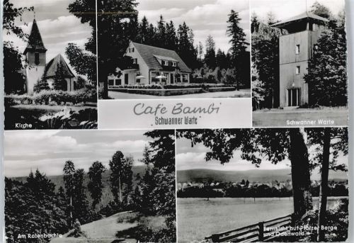 Neuenbürg Cafe Bambi Schwanner Warte