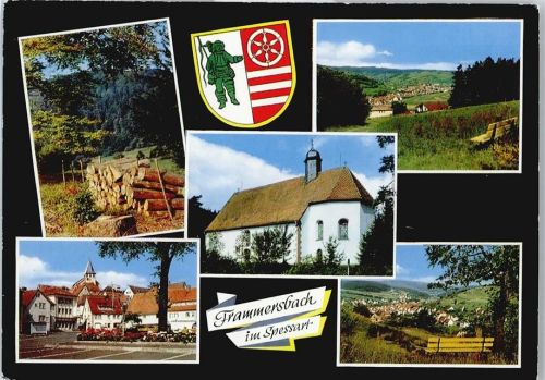 Frammersbach Kirche Panorama Platz
