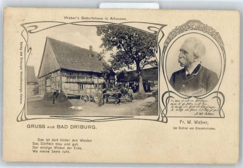33014 W3490 Bad Driburg - Weber´s Geburtshaus