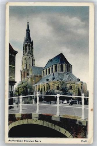 2600 Delft - Kirche Brücke Fahrrad AKU2