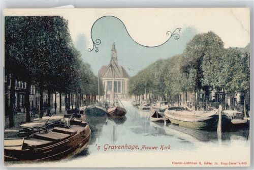 Den Haag Fluss Boot Kirche