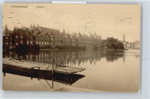 ´s-Gravenhage 1910 Hofvijer Fähre Knackstedt & Näther Serie 576 Nr. 30
