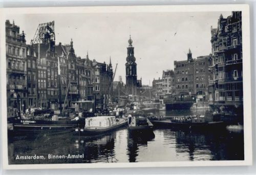 1001 Amsterdam - Fluss Hafen Schiff