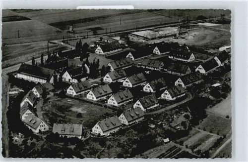 Neustadt Fliegeraufnahme, Seimbelsiedlung mit Hessischer Landvolk-Hochschule