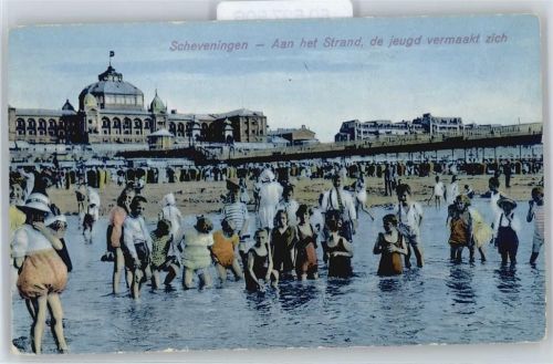 Scheveningen Meer Strand Steg Kurhaus
