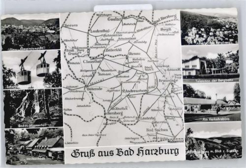 Bad Harzburg Landkarte , Bergbahn