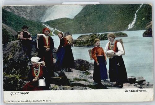 Gletscher Bondhusbroen, Trachten