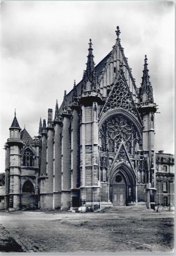 Vincennes La Sainte Capelle du Chateau Facade Ouest