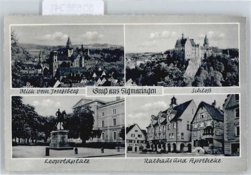 Sigmaringen Leopoldplatz, Rathaus, Apotheke