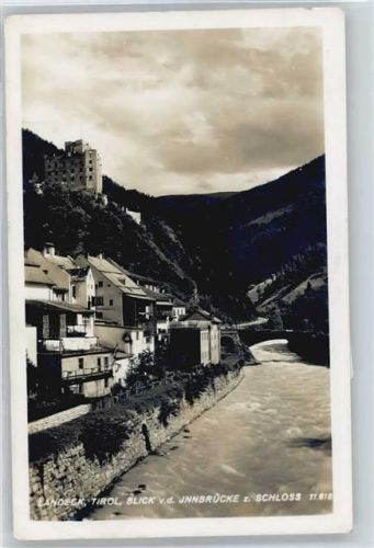 Landeck Fluss Schloss Brücke Berg