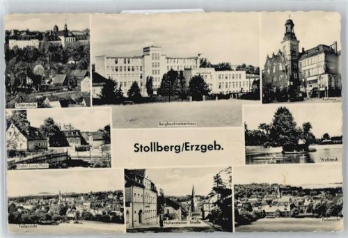 Stollberg Krankenhaus, Rathaus, Detlef-Lang-Platz, Hohensteiner Straße
