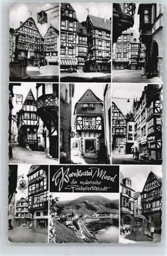 Bernkastel Markt Gesamtansicht Brunnen