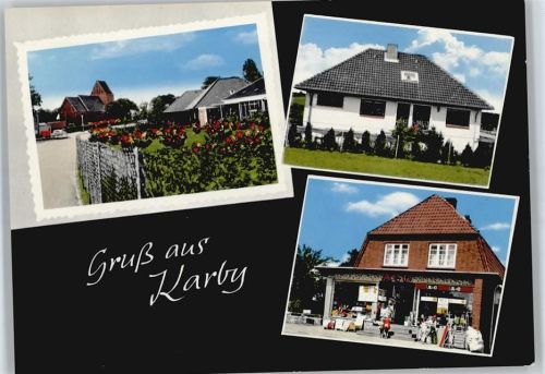 Karby Blumen Auto Kirche
