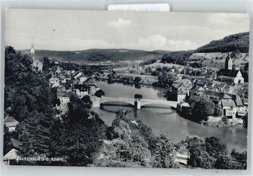 Laufenburg Berg Fluss Brücke Kirche
