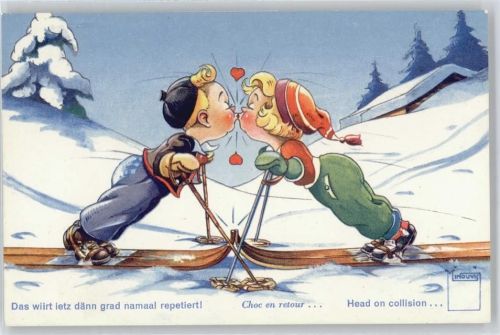 Serie Minouvis No.91, Skifahren