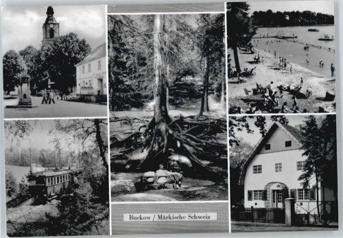 Buckow Markt, Strandbad, Brecht-Weigel-Haus, Waldbahn