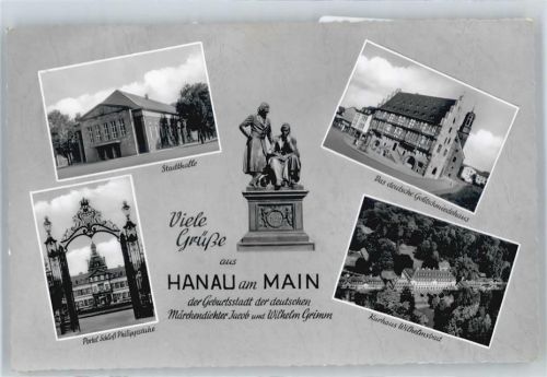 Hanau Stadthalle, Portal Schloss Philippsäule, Kurhaus Wilhelmsbad, deutsches Goldschmiedhaus