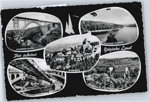 Wuppertal Müngstener Brücke, Schwebebahn, Altenberger Dom, Schloss Burg, Remscheider Ralsperre