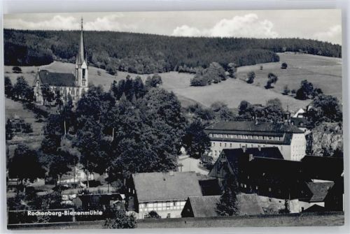 Rechenberg-Bienenmühle Luftaufnahme, Kirche