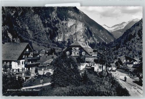 Bad Gastein Gaststätte Grüner Baum