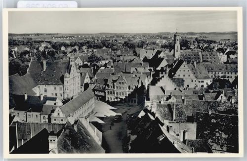 Memmingen Marktplatz, Rathaus, Kreuzherrenturm