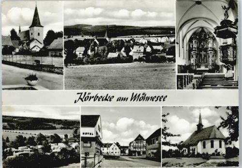 59519 W4773 Körbecke , Möhnesee - Kirche