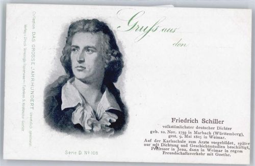 Schiller, Friedrich , Serie Das grosse Jahrhundert No. 108