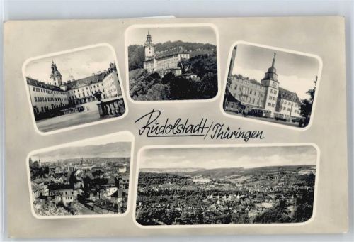Rudolstadt Gesamtansicht, Schloss