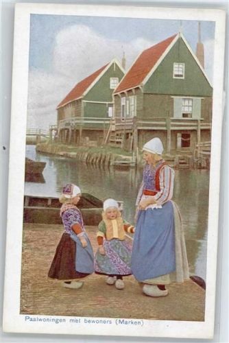 Marken Trachten Frau Kinder Fluss